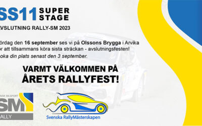 SS11 Superstage och avslutningsfest i Arvika