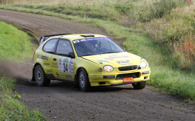 Finaltävling i Rally-SM Grussprint för Mattias Adielsson