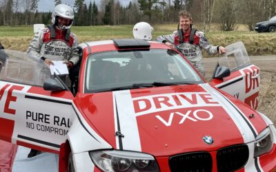 PG Andersson kör DRIVE VXO:s E-fuel BMW i Rally-SM