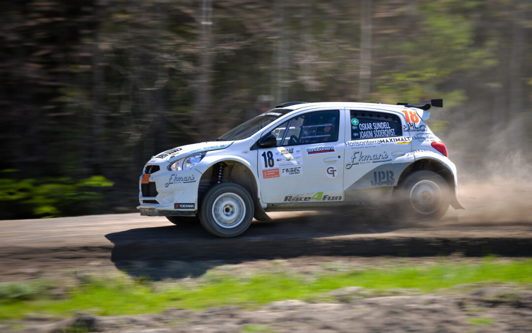 Kampen om medaljerna hårdnar när Rally-SM kommer till Tierp