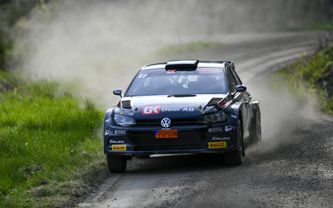 Patrik Flodin toppar Rally Nyköping efter dag ett