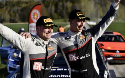 Patrik Flodin tog hem Rally-SM i Nyköping